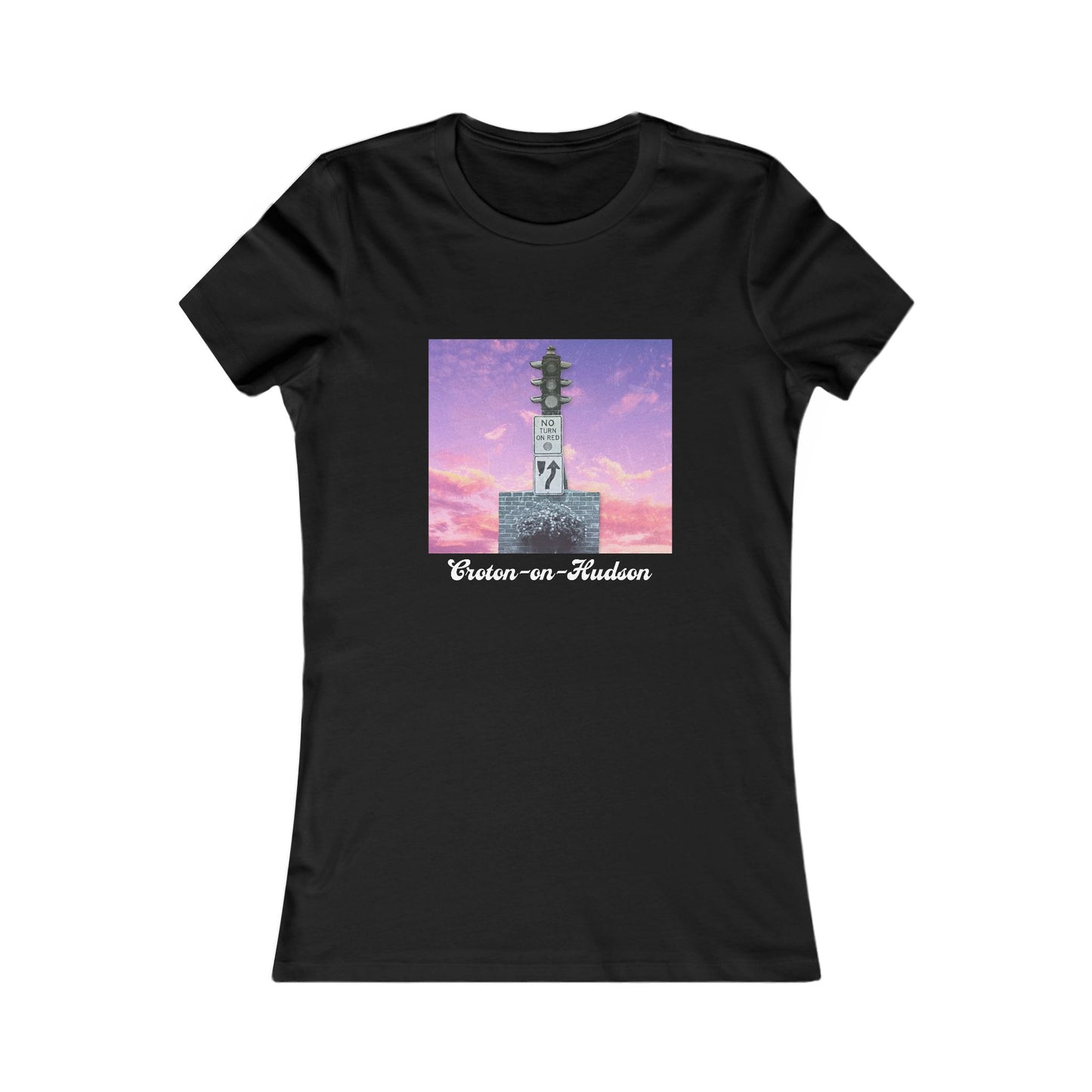 Women's Semi-Fitted Dummy Light Sunset tee