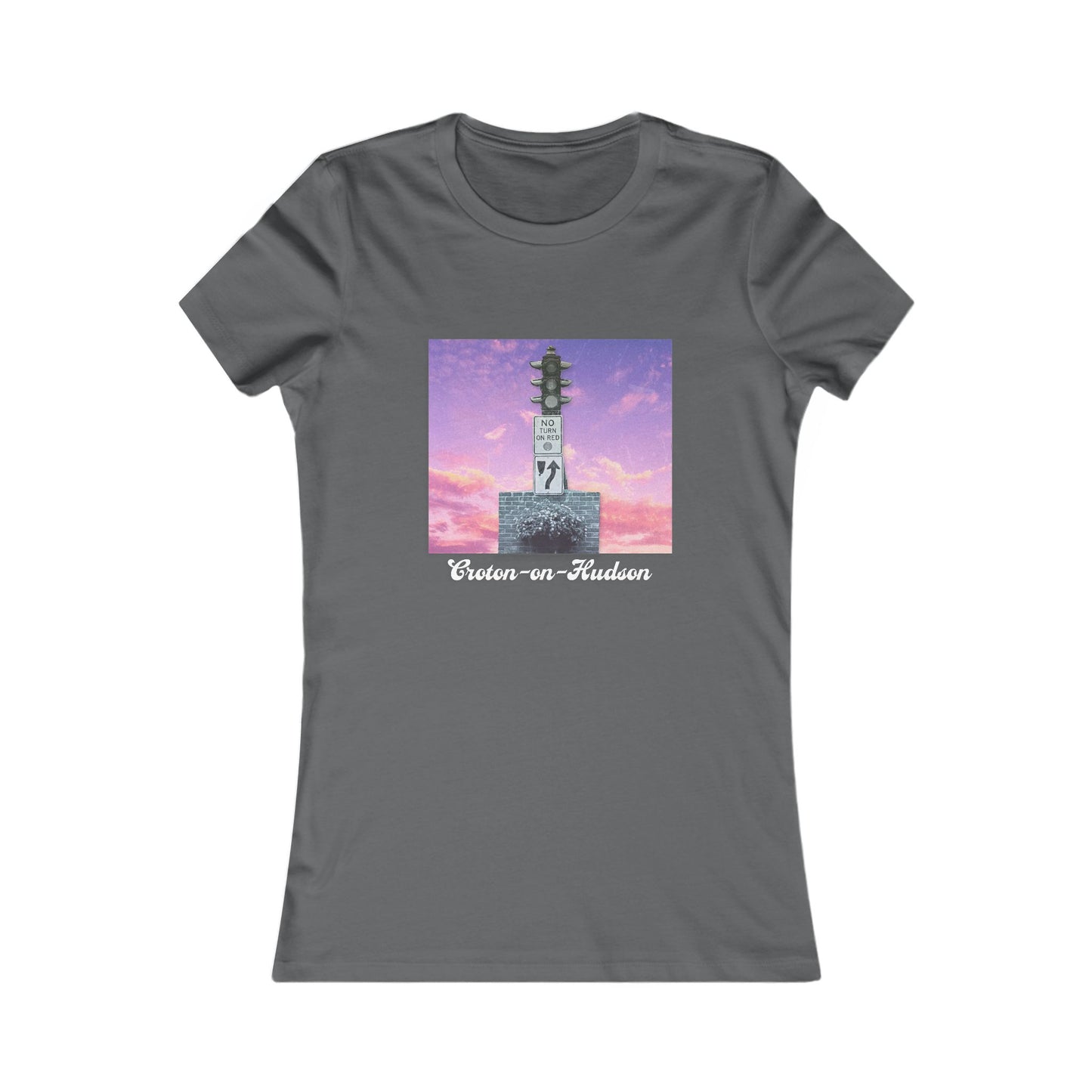 Women's Semi-Fitted Dummy Light Sunset tee