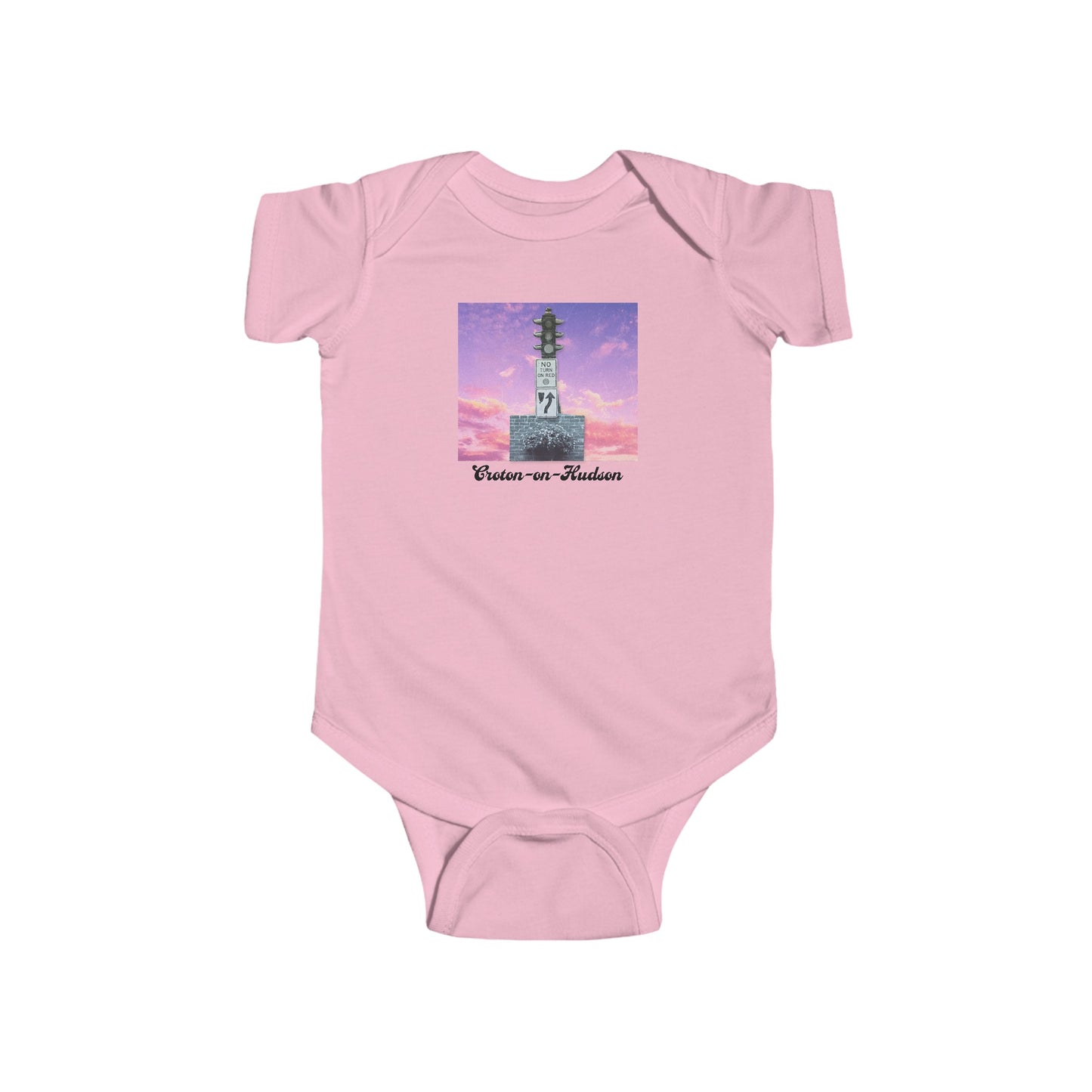 Dummy Light / Sunset Croton onesie