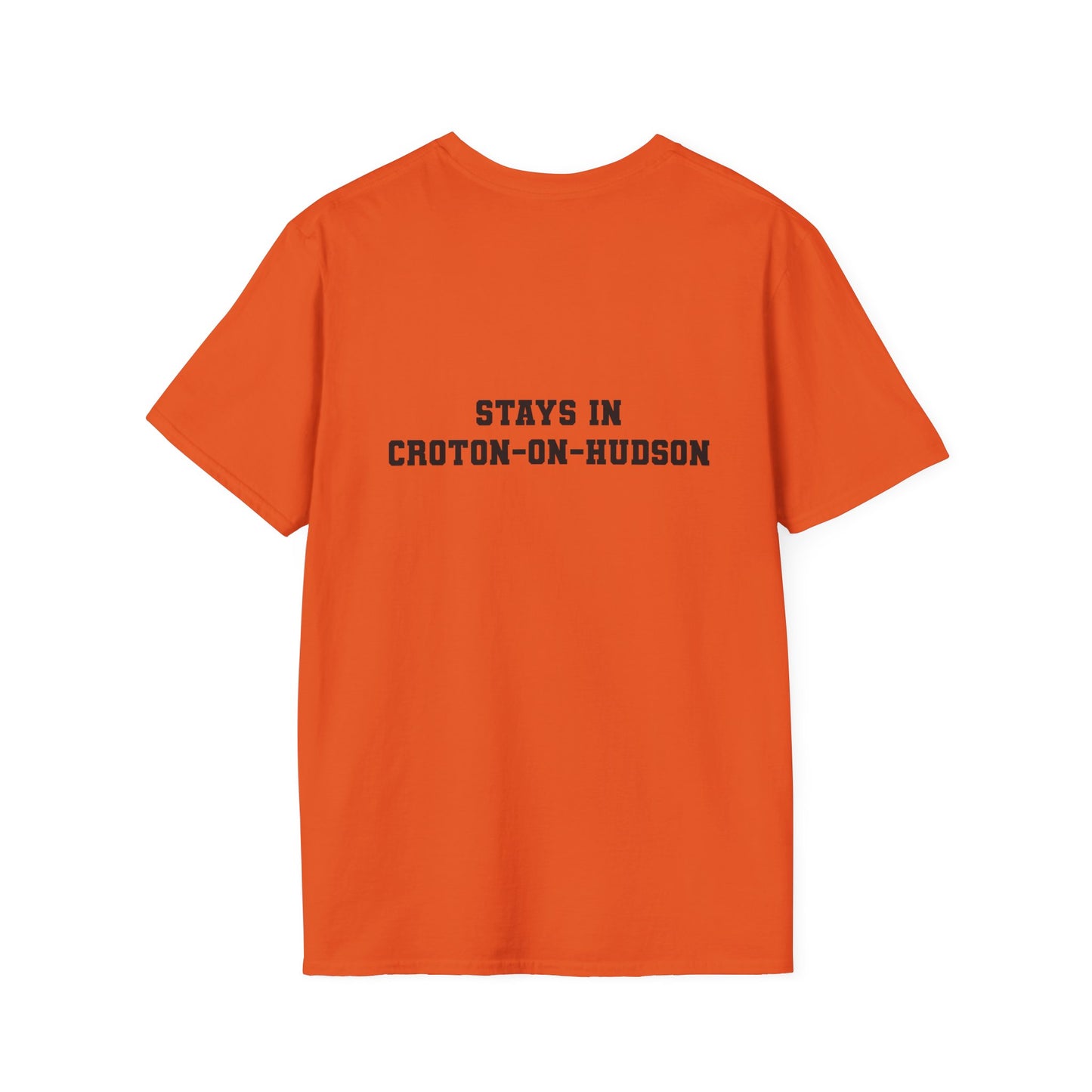 Mens / Unisex Tee "What Happens in Croton-on-Hudson stays in Croton-on-Hudson" light colors