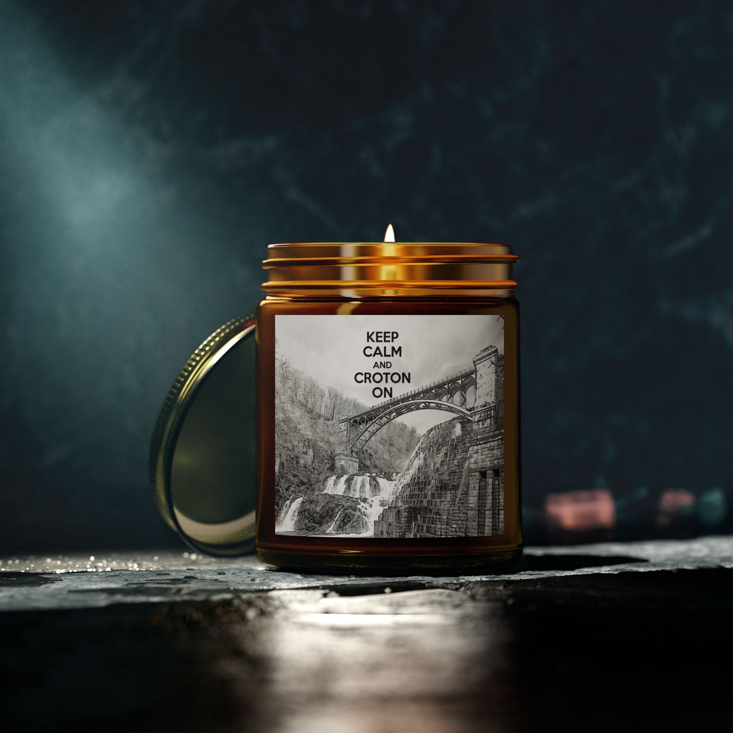 KEEP CALM / Croton Dam scented candles