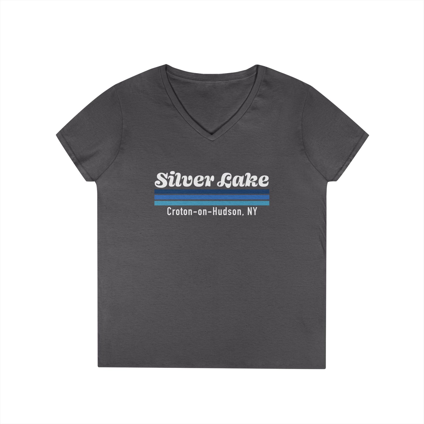 Silver Lake Ladies' V-Neck T-Shirt,