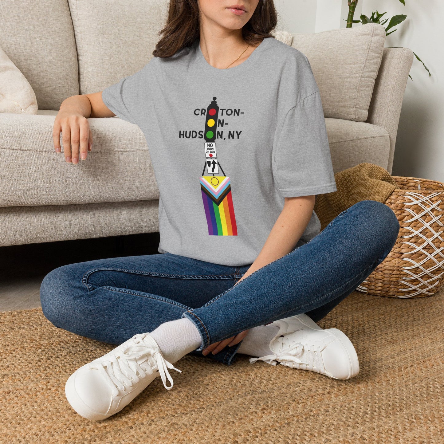 DUMMY LIGHT Pride Croton unisex tee