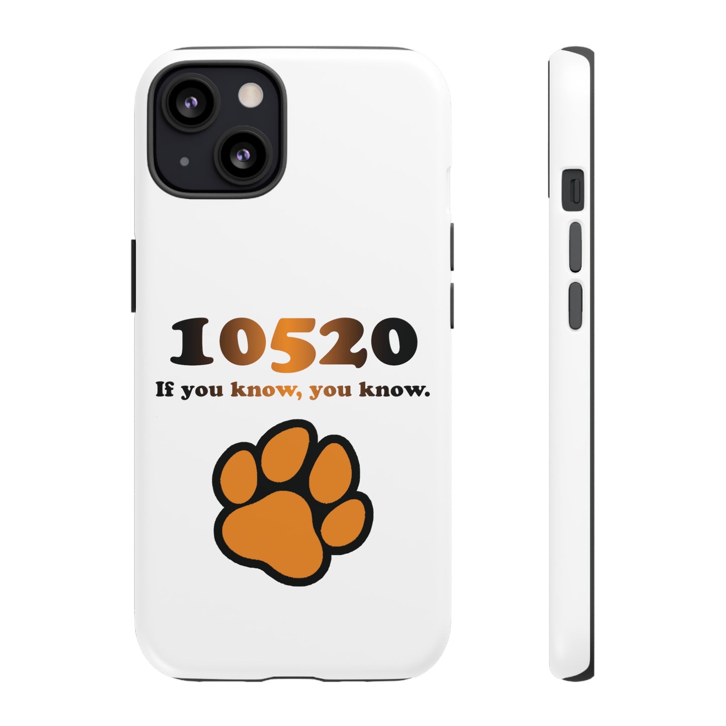 10520 Tiger paw iPhone / Samsung Tough Cases