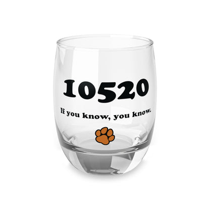 10520 If you know whiskey glass with tiger paw