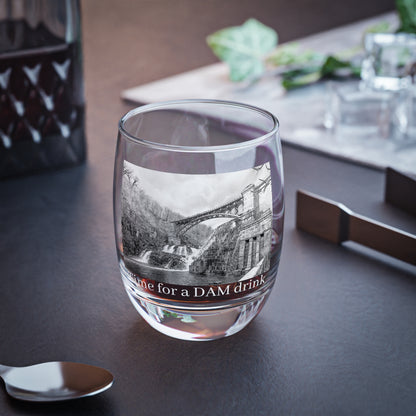 Time for a DAM drink Croton Dam Whiskey Glass