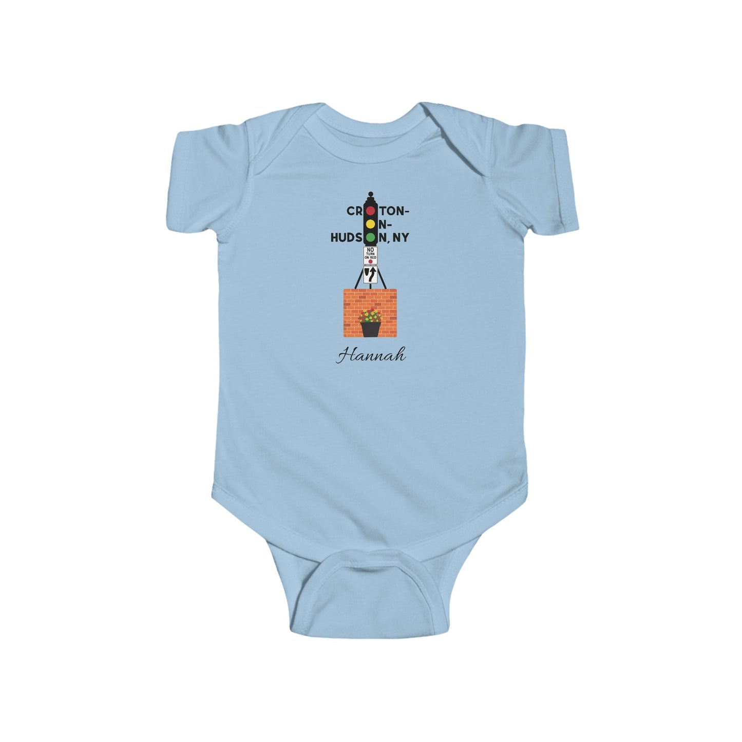 PERSONALIZED DUMMY LIGHT Croton onesie!