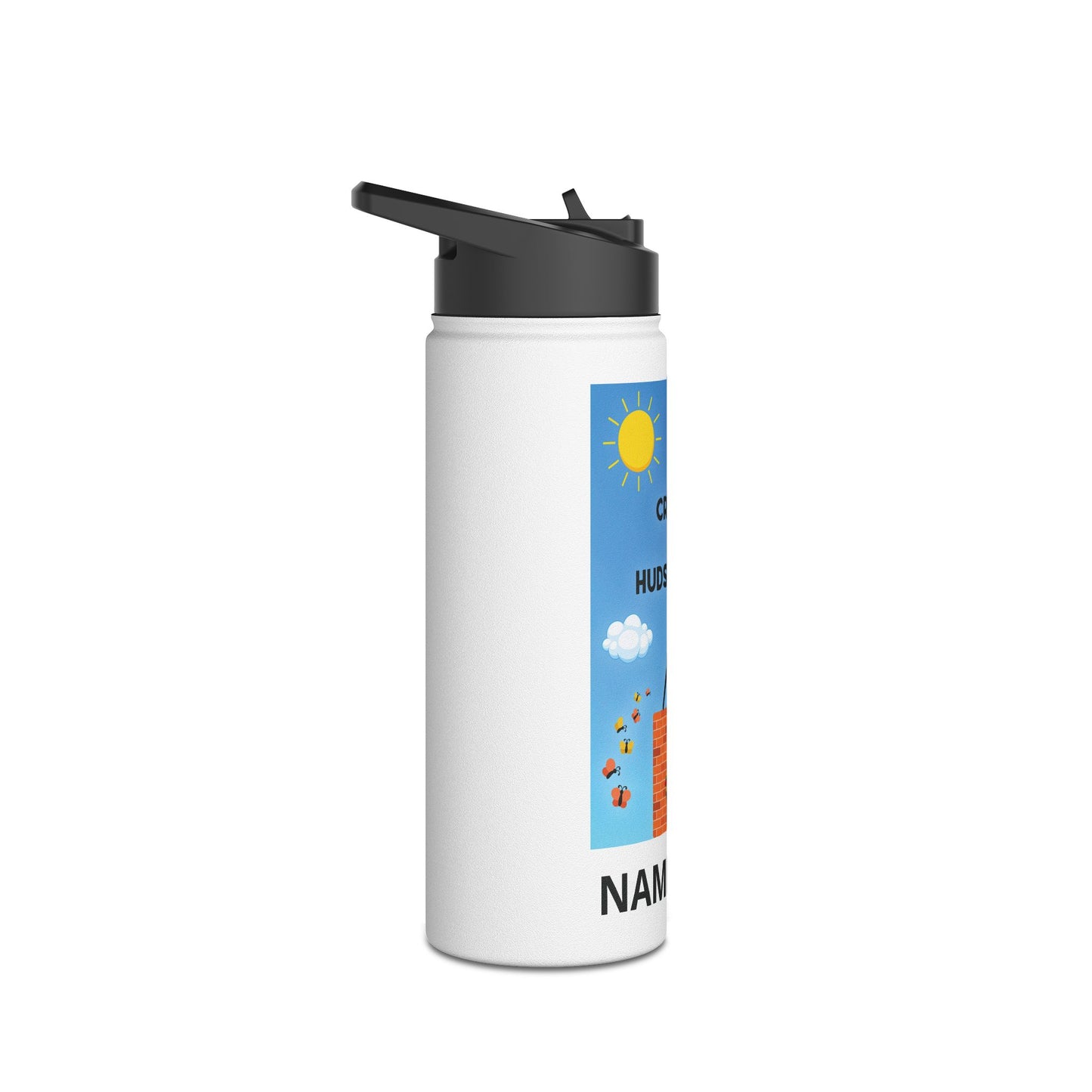 Croton Dummy Light / Tiger personalized Stainless Steel Water Bottle - 2 sizes