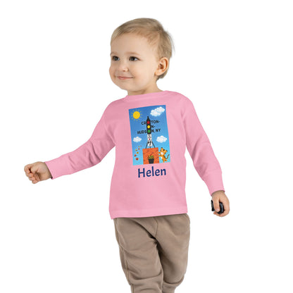 Dummy Light Tiger Croton Toddler Long Sleeve Tee