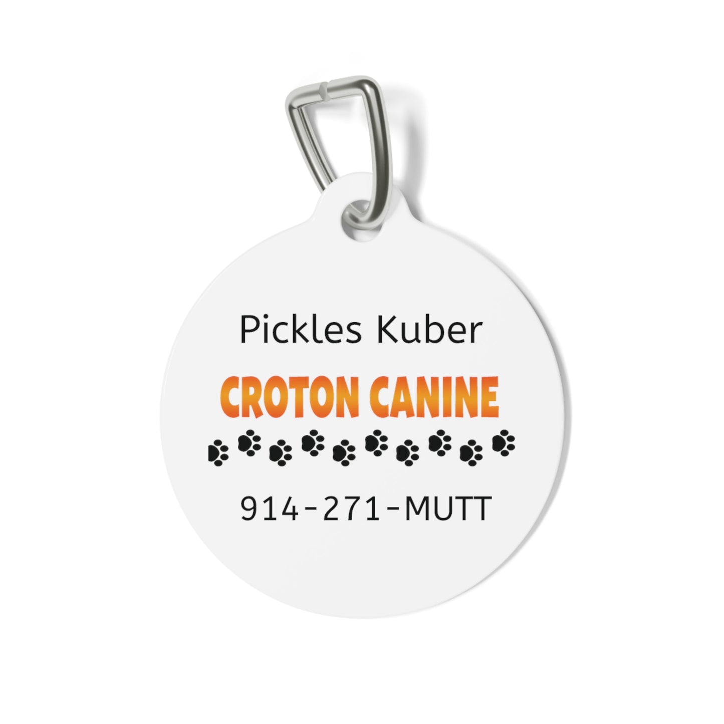 PERSONALIZED Dog ID / Croton Canine Tag