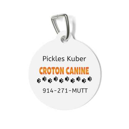 PERSONALIZED Dog ID / Croton Canine Tag