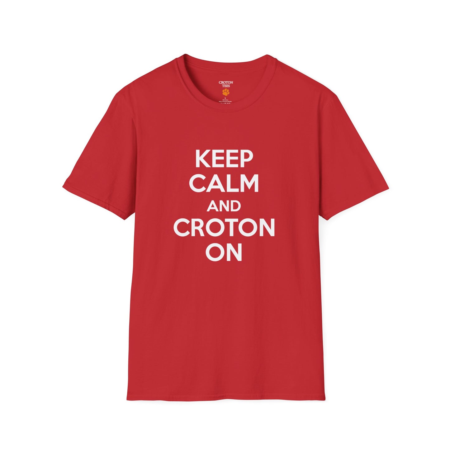 Men's Keep Calm and Croton On Tee (Dark/Colors)