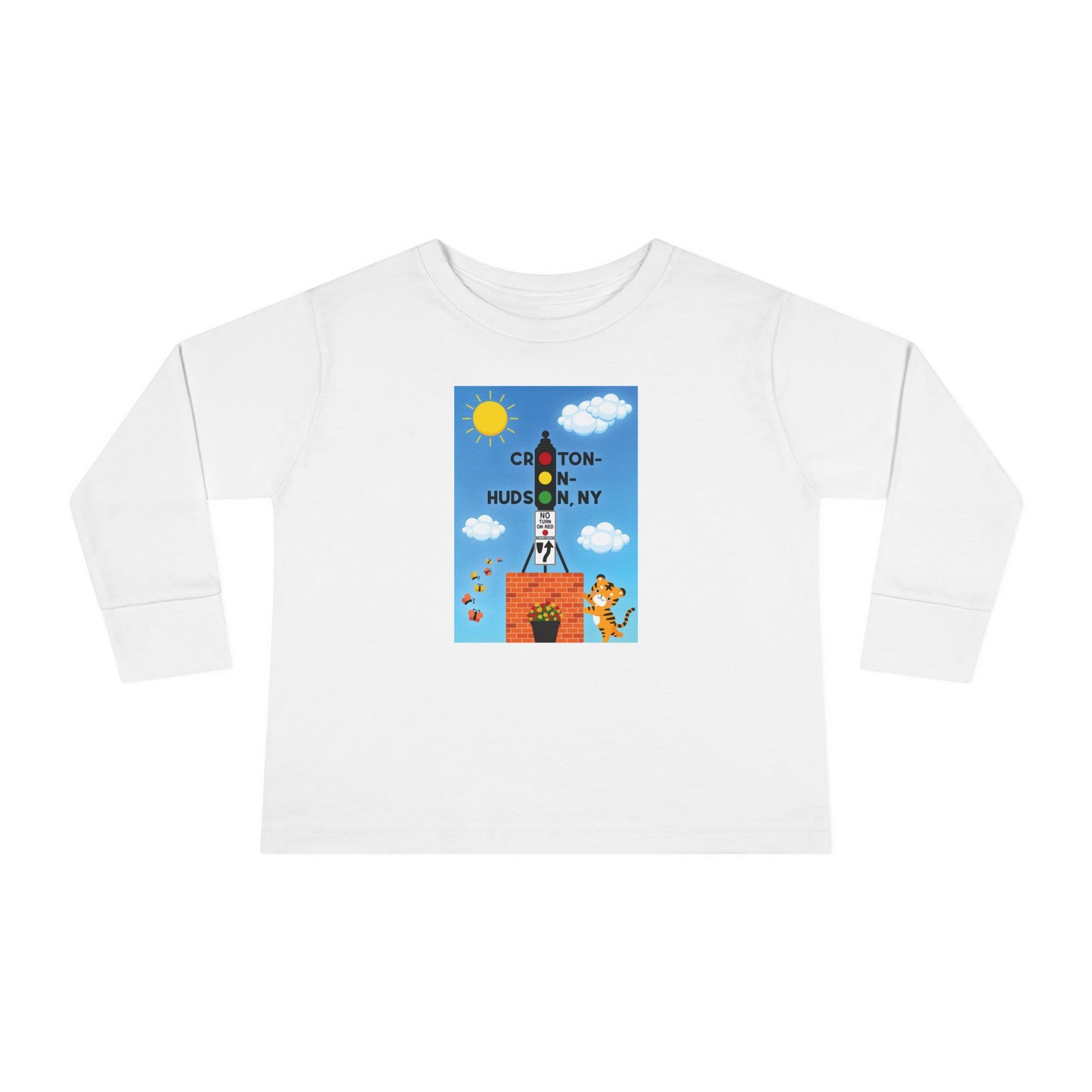 Dummy Light Tiger Croton Toddler Long Sleeve Tee