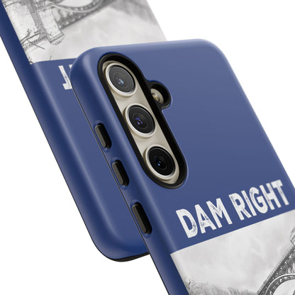 DAM RIGHT iPhone Tough Cases in Croton River blue