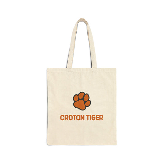 Croton Tiger Canvas Tote Bag Medium