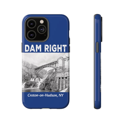 DAM RIGHT iPhone Tough Cases in Croton River blue