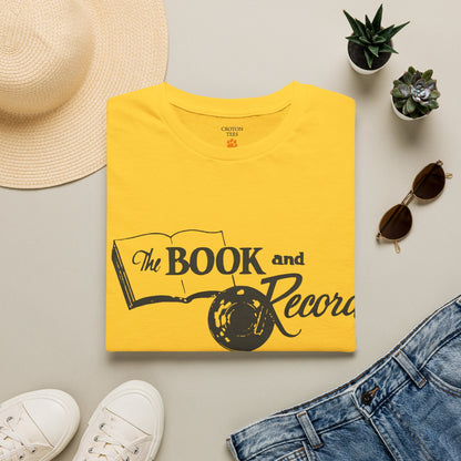 The Book and Record Unisex tee