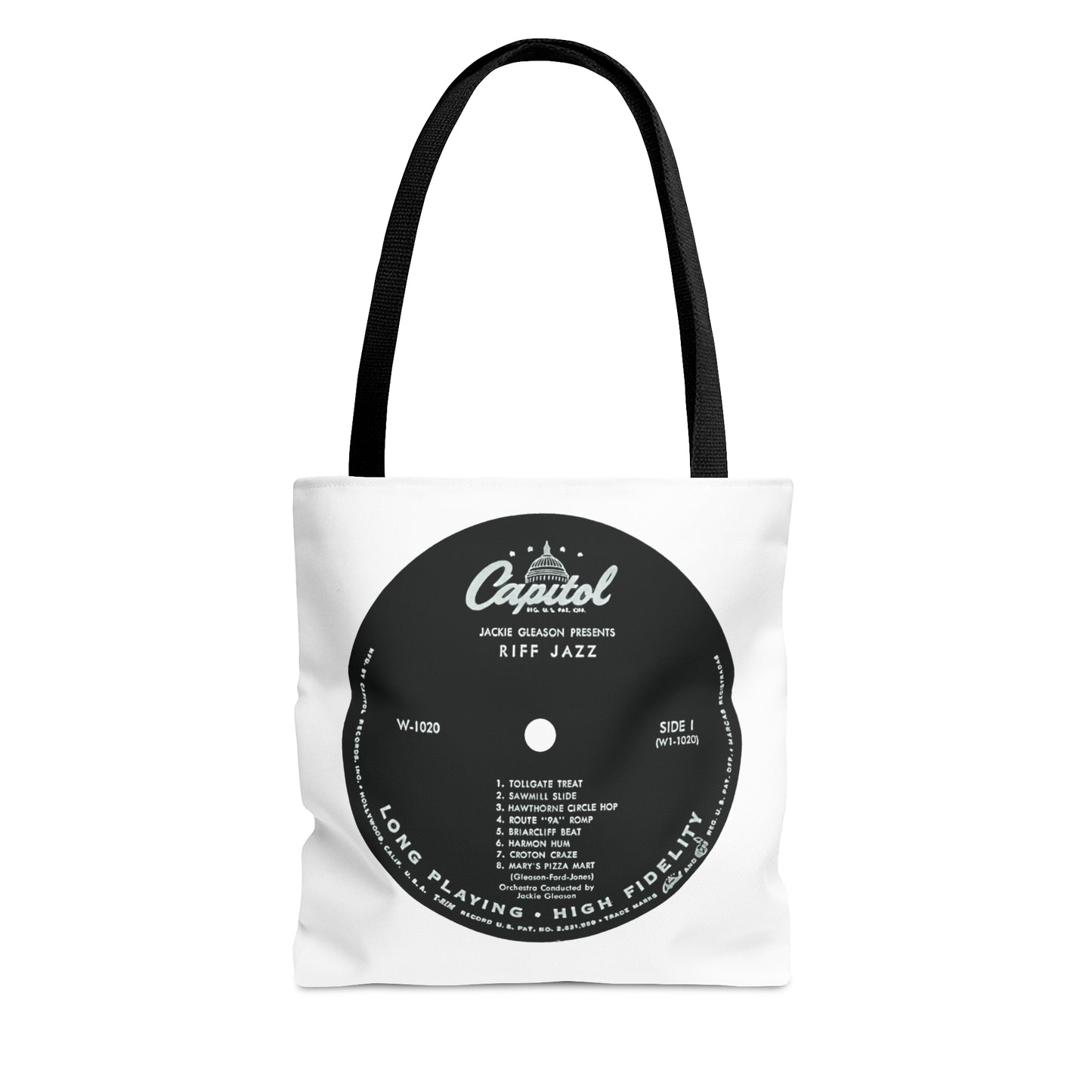 Croton / Gleason Jazz Record tote side 1 and side 2