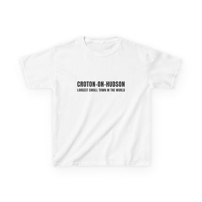 Kids Croton Largest Small Town in the World tee  (light colors)